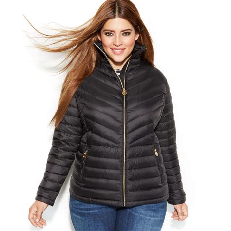 michael kors coat plus size|Michael Kors puffer coat plus size.